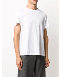 weißes T-Shirt mit einem Rundhalsausschnitt von Maison Margiela