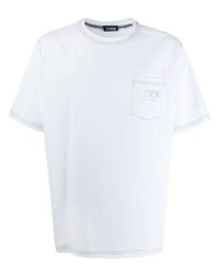 weißes T-Shirt mit einem Rundhalsausschnitt von Upww