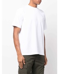 weißes T-Shirt mit einem Rundhalsausschnitt von Mackage