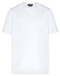 weißes T-Shirt mit einem Rundhalsausschnitt von Versace