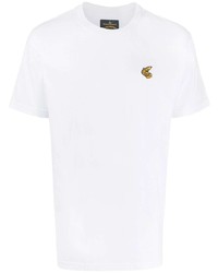 weißes T-Shirt mit einem Rundhalsausschnitt von Vivienne Westwood Anglomania