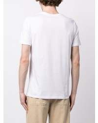 weißes T-Shirt mit einem Rundhalsausschnitt von A.P.C.