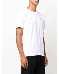 weißes T-Shirt mit einem Rundhalsausschnitt von Off-White