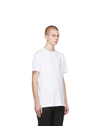 weißes T-Shirt mit einem Rundhalsausschnitt von Off-White