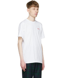 weißes T-Shirt mit einem Rundhalsausschnitt von Manors Golf
