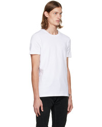 weißes T-Shirt mit einem Rundhalsausschnitt von Tom Ford