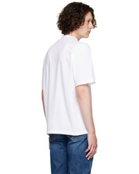 weißes T-Shirt mit einem Rundhalsausschnitt von Eytys