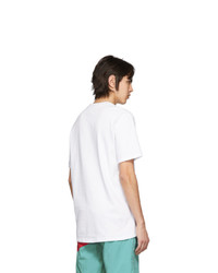 weißes T-Shirt mit einem Rundhalsausschnitt von Aimé Leon Dore