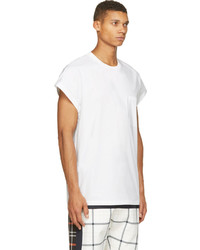 weißes T-Shirt mit einem Rundhalsausschnitt von 3.1 Phillip Lim