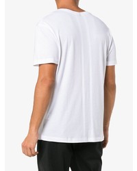 weißes T-Shirt mit einem Rundhalsausschnitt von Lot78