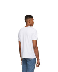 weißes T-Shirt mit einem Rundhalsausschnitt von Harmony