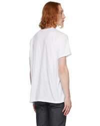 weißes T-Shirt mit einem Rundhalsausschnitt von Isabel Marant