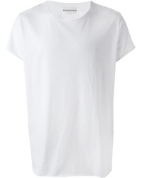 weißes T-Shirt mit einem Rundhalsausschnitt von Won Hundred