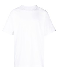 weißes T-Shirt mit einem Rundhalsausschnitt von WTAPS