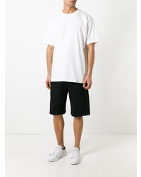 weißes T-Shirt mit einem Rundhalsausschnitt von adidas