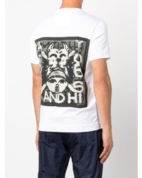 weißes T-Shirt mit einem Rundhalsausschnitt von Givenchy