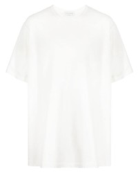 weißes T-Shirt mit einem Rundhalsausschnitt von Yohji Yamamoto