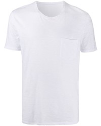 weißes T-Shirt mit einem Rundhalsausschnitt von Zadig & Voltaire