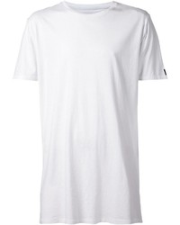 weißes T-Shirt mit einem Rundhalsausschnitt von Zanerobe