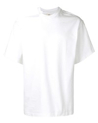 weißes T-Shirt mit einem Rundhalsausschnitt von Zilver