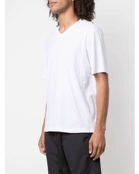 weißes T-Shirt mit einem V-Ausschnitt von 3.1 Phillip Lim