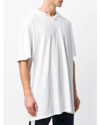 weißes T-Shirt mit einem V-Ausschnitt von Faith Connexion