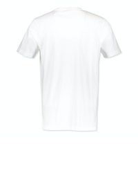 weißes T-Shirt mit einem V-Ausschnitt von LERROS