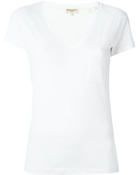 weißes T-Shirt mit einem V-Ausschnitt von Levi's