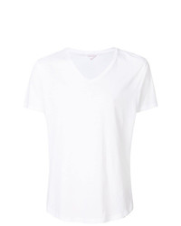 weißes T-Shirt mit einem V-Ausschnitt von Orlebar Brown
