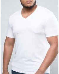 weißes T-Shirt mit einem V-Ausschnitt von Asos