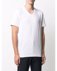 weißes T-Shirt mit einem V-Ausschnitt von Tom Ford