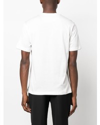 weißes T-Shirt mit einem V-Ausschnitt von Eleventy