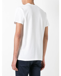 weißes T-Shirt mit einem V-Ausschnitt von Closed