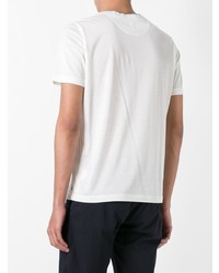 weißes T-Shirt mit einem V-Ausschnitt von Eleventy