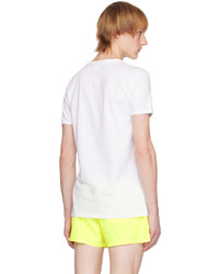 weißes T-Shirt mit einem V-Ausschnitt von Versace Underwear