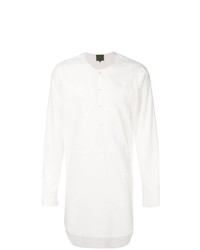 weißes T-shirt mit einer Knopfleiste von Amen