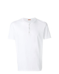 weißes T-shirt mit einer Knopfleiste von Barena
