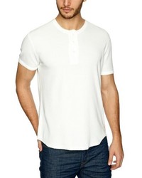 weißes T-shirt mit einer Knopfleiste von Levi's