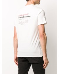 weißes T-shirt mit einer Knopfleiste von Zadig & Voltaire