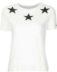 weißes T-shirt mit Sternenmuster von GUILD PRIME