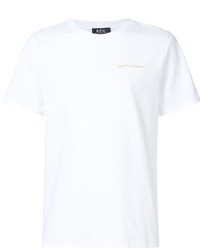 weißes T-shirt von A.P.C.