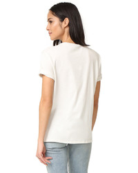 weißes T-shirt von 6397