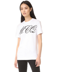 weißes T-shirt von MCQ