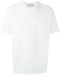 weißes T-shirt von AMI Alexandre Mattiussi