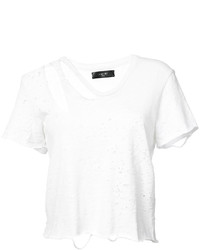 weißes T-shirt von Amiri