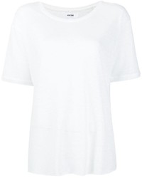 weißes T-shirt von Anine Bing