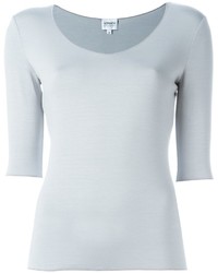 weißes T-shirt von Armani Collezioni