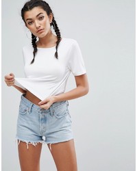 weißes T-shirt von Asos