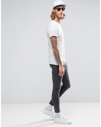 weißes T-shirt von Asos