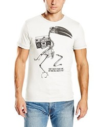 weißes T-shirt von BLEND